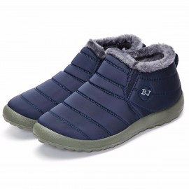 Men Winter Cotton Warm Lined Casual Outdoor Snow Boots