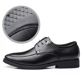 Men Formal Shoe Casual Pattern Slip On Soft Business Oxfords